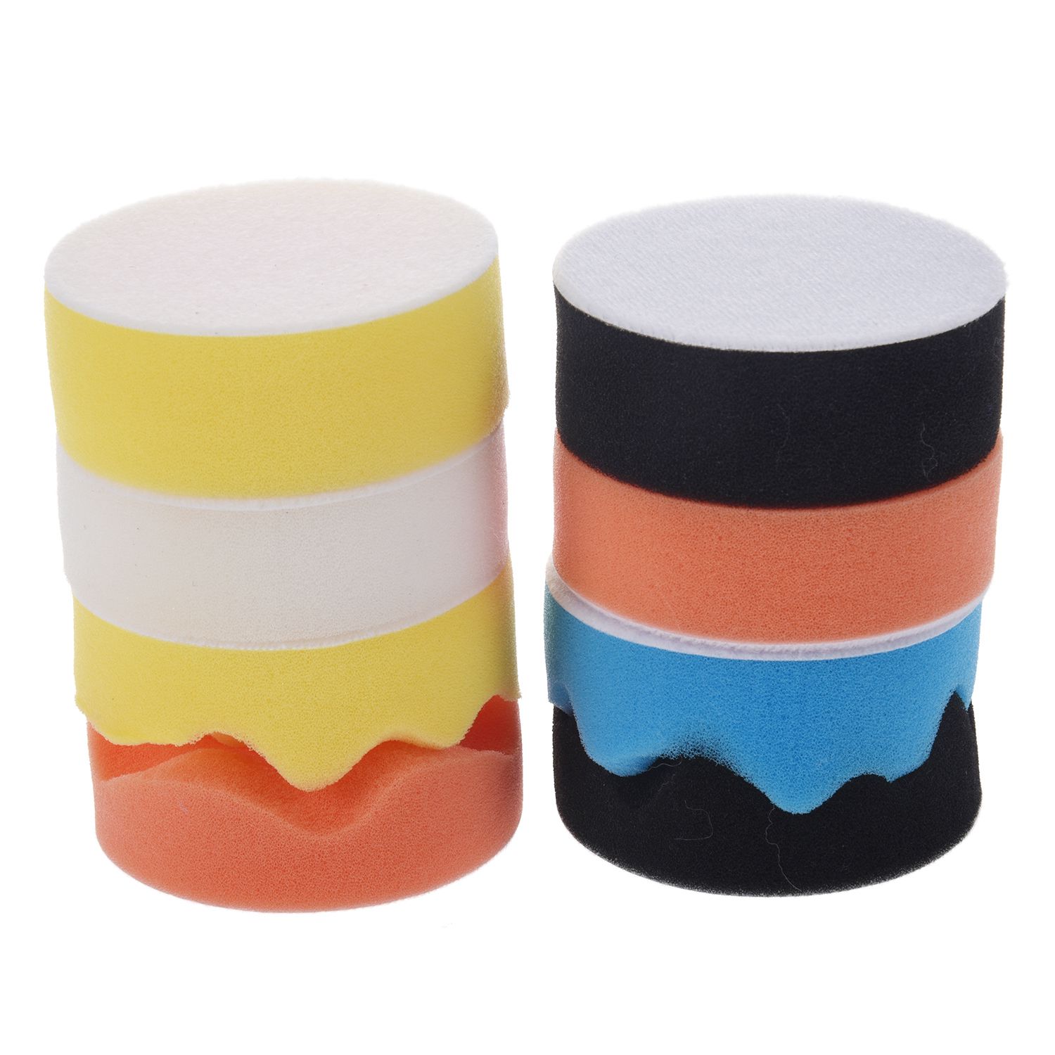 Polish Pad Set Buffer - スーパーセール 11点セット 76mm 車磨きキット スポンジ磨きパッド 車磨き用スポンジセット