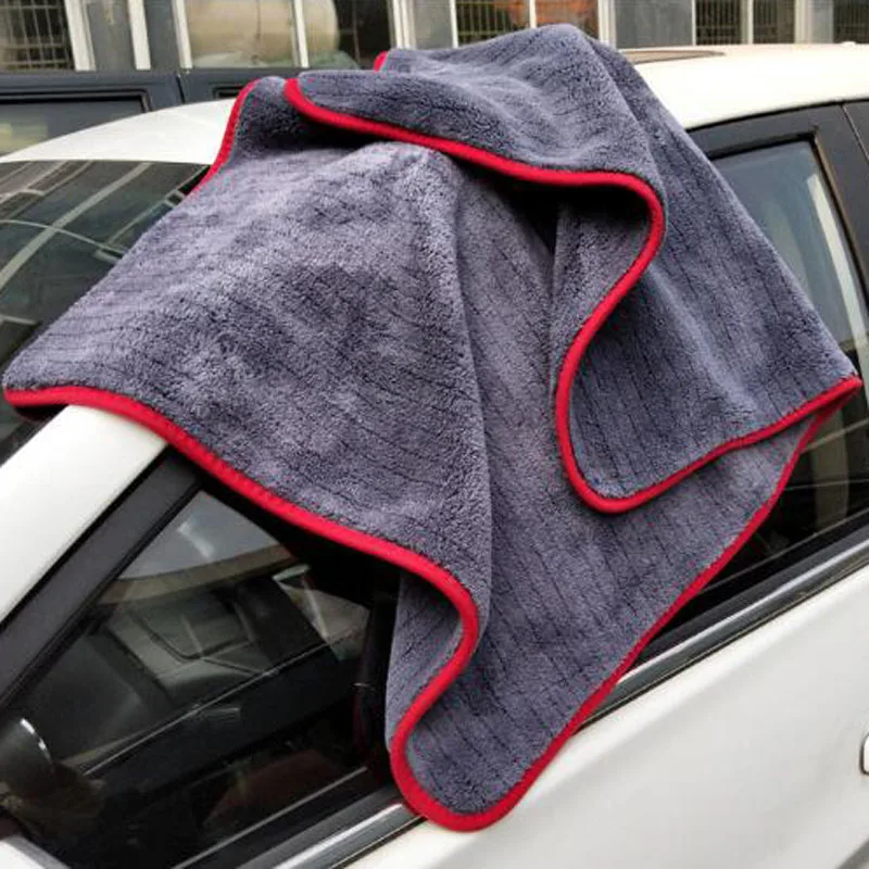 Microfiber Towel Detailing - 500GSM超吸収性カータオル マイクロファイバー乾燥タオル - 超吸収性厚手技術とツイストリングデザイン