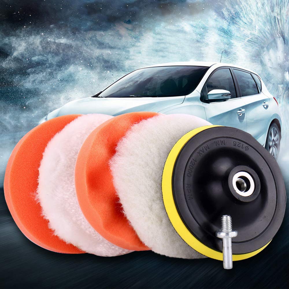 車用スポンジ研磨パッドキット,3 