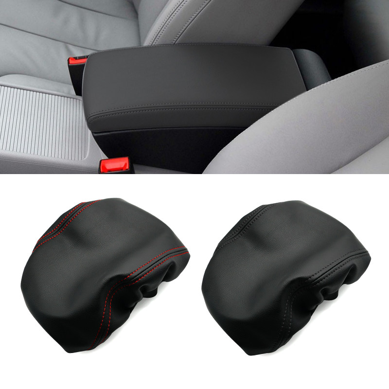 車内センターコンソールリッドアームレストパッド、保護カバー、 - Leather Cleaner Interior のレビューと価格